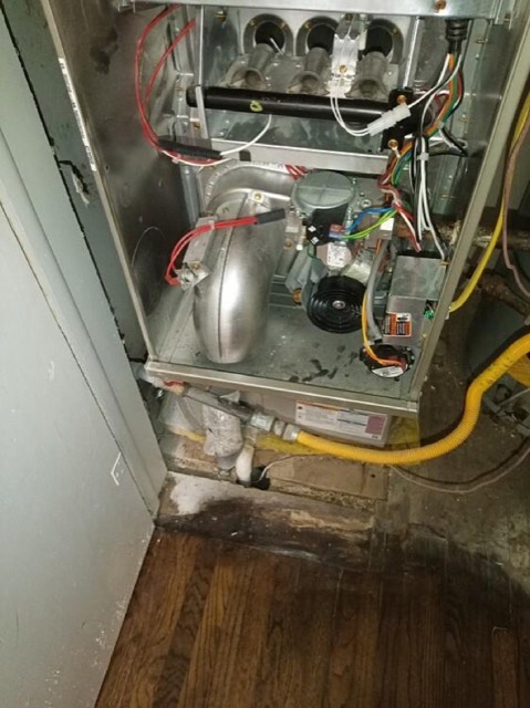 Furnace: Exhaust Vent Missing: photo the finding was judged from