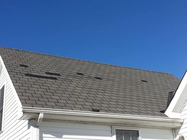Roof: Missing Shingles: photo the finding was judged from